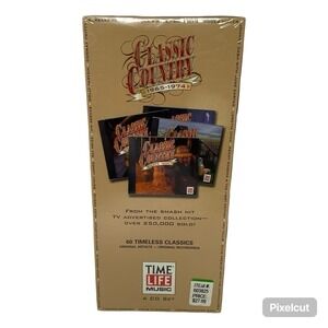 Time Life Classic Country 1965-1974 4 CD Set 60 Songs New Sealed Longbox